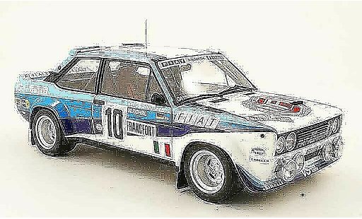 Fiat 131 Abarth 1/18 Kyosho no.10 winner rallye monte carlo 1980 diecast model cars