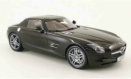 Mercedes SLS Coupe 1/18 Minichamps coupe amg (c197) noir 2010 diecast model cars