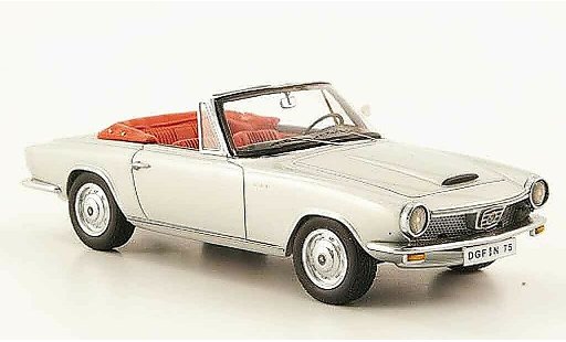 Glas 1300 GT Cabriolet 1/43 Neo Convertible grey 1966 diecast model cars