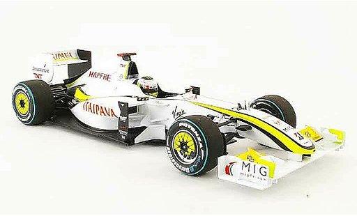 Mercedes F1 2009 1/18 Minichamps brawn gp bgp001 no.22 j.button gp brasilien diecast model cars