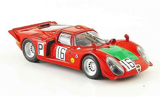 Alfa Romeo 33.2 prototipo 1/43 Best 1968 no.16 giunti galli nurburgring diecast model cars