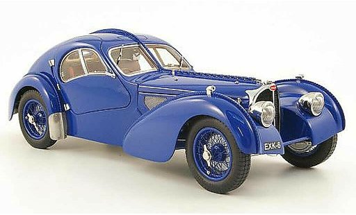 Bugatti 57 Atlantic 1/18 CMC SC coupe blue 1938 diecast model cars