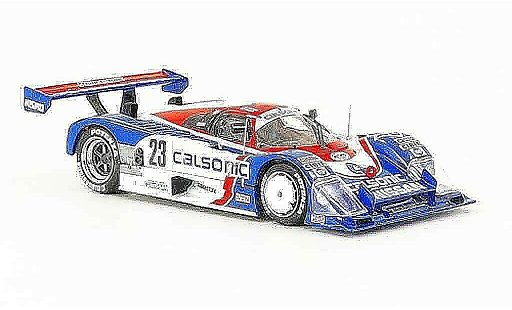 Nissan R88 Le Mans 1/43 Ebbro C No.23 Calsonic 500km Fuji 1989 diecast model cars