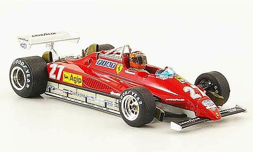 Ferrari 126 C2 1/43 Brumm turbo no.27 g.villeneuve gp belgien diecast model cars