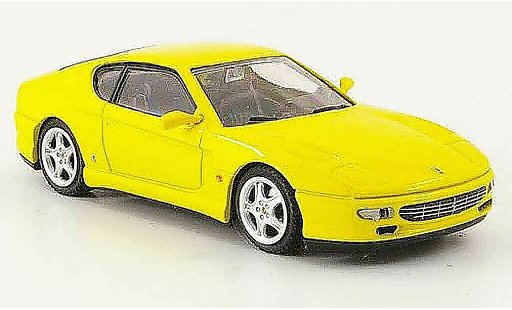 Ferrari 456 GT 1/43 Bang yellow diecast model cars