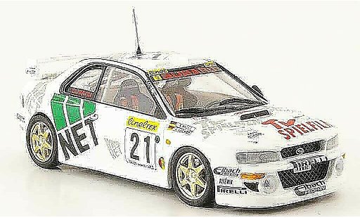 Subaru Impreza WRC 1/43 Trofeu no.21 deutscher champion 1998 diecast model cars