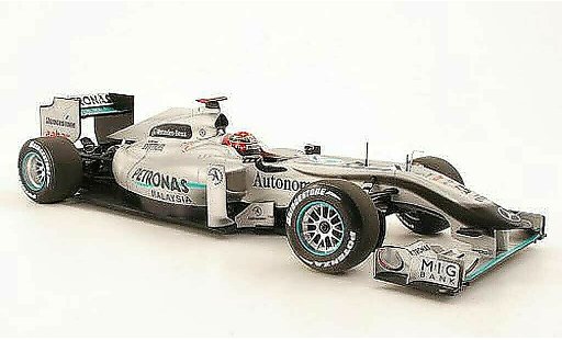 Mercedes F1 2010 1/18 Minichamps GP MGP W01 No.3 Petronas M.Schumacher Saison diecast model cars