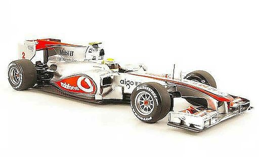 Mercedes F1 2010 1/18 Minichamps McLaren MP4-25 No.2 L.Hamilton Vodafone -Saison diecast model cars
