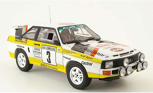 Audi Sport Quattro rallye 1/18 Autoart no.3 monte carlo 1985 diecast model cars
