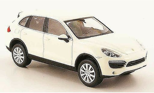 Porsche Cayenne S 1/43 Minichamps hybrid white 2010 diecast model cars