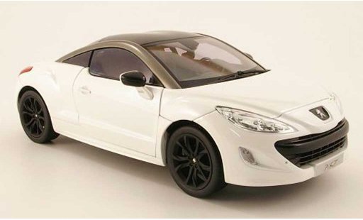 Peugeot RCZ Base 1/18 Norev white 2010 diecast model cars