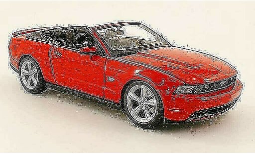 Ford Mustang Convertible 1/18 Maisto gt cabriolet red diecast model cars