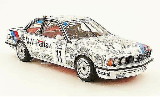 Bmw 635 CSi 1/18 Autoart m gruppe a no. 11 24h spa 1986 diecast model cars