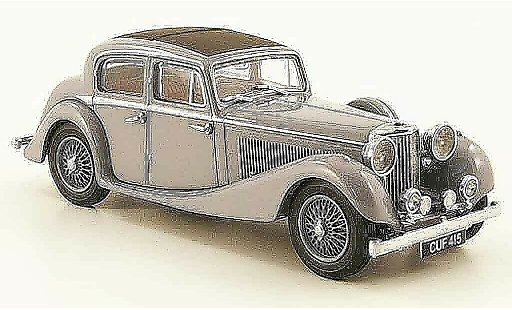 Jaguar SS Base 1/43 Oxford 2.5 saloon grey diecast model cars