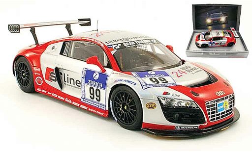 Audi R8 s tronic 1/18 Spark LMS no.99 line 24h adac nurburgring 2009 diecast model cars