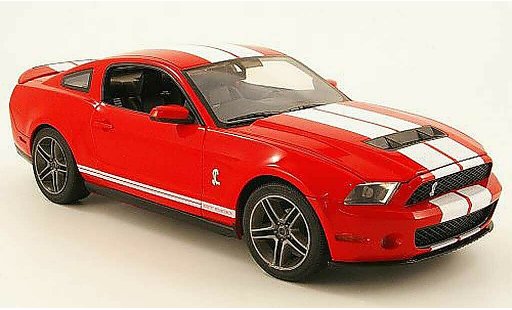 Shelby GT 500 2010 1/18 Greenlight red avec white bandes diecast model cars