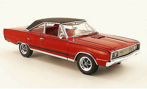 Dodge Coronet 1967 1/18 Highway 61 r/t 440 red/black diecast model cars