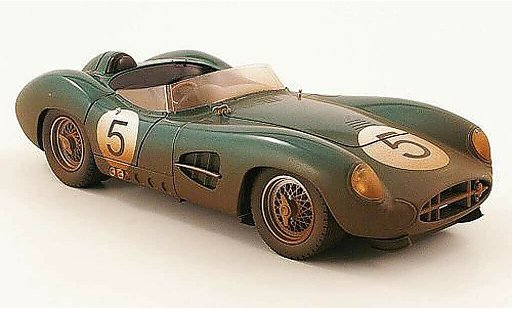 Aston Martin DBR1 course 1/18 Shelby Collectibles no.5 with rennspuren winner 24h le mans 1959 diecast model cars