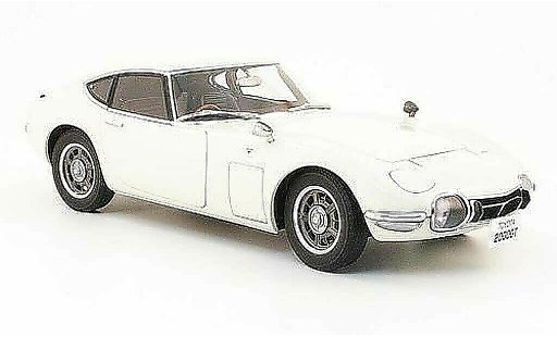 Toyota 2000 GT 1967 1/18 Autoart coupe white diecast model cars