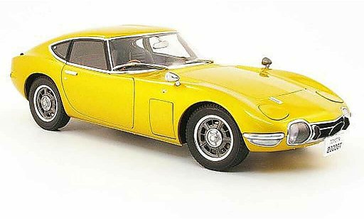 Toyota 2000 GT 1967 1/18 Autoart coupe gold diecast model cars