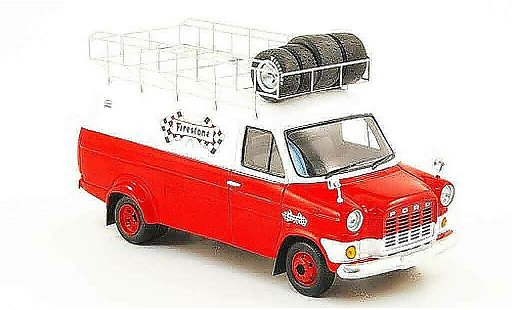 Ford Transit Kastenwagen 1/43 Spark Firestone avec roofbarres de toit 1972 diecast model cars