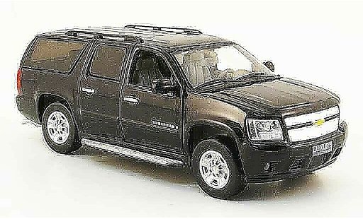 Chevrolet Suburban suv 1/43 Luxury Die Cast black 2009 2010 diecast model cars