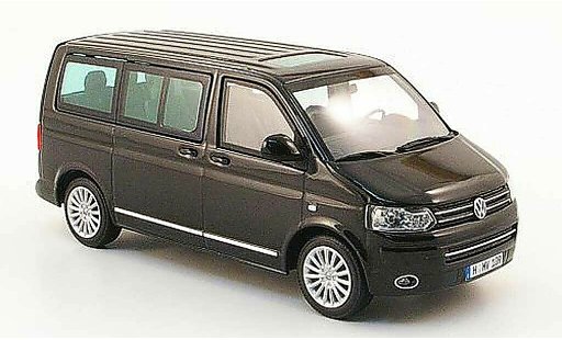 Volkswagen T5 T5 GP 1/43 Minichamps Multivan black 2009 diecast model cars