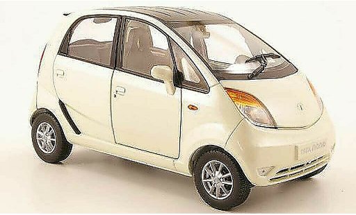 Tata Nano LX 1/18 Norev elfenbein 2009 diecast model cars