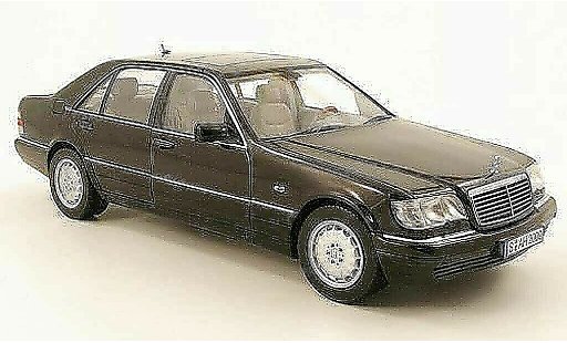 Mercedes Classe S Base 1/18 Norev S 600 (w140) black 1997 diecast model cars