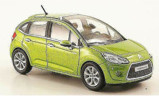 Citroen C3 Berline 1/43 Norev green 5 turer 2009 diecast model cars