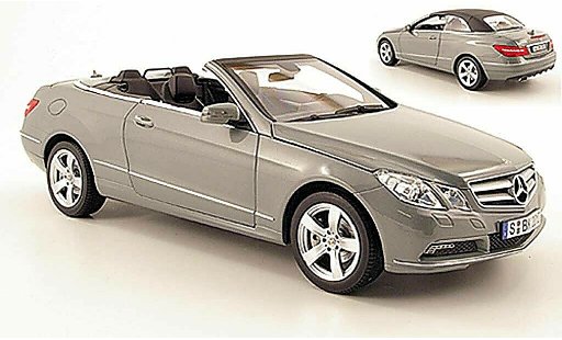 Mercedes Classe E Cabriolet 1/18 Norev e500 (a207) grey 2010 diecast model cars