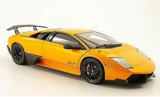 Lamborghini Murcielago LP670 1/18 Norev 4 SV orange 2009 diecast model cars
