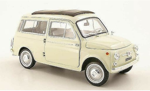 Fiat 500 Giardiniera 1/18 Norev Giardinera beige 1960 diecast model cars