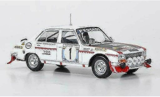 Peugeot 504 Berline 1/43 IXO Saloon No.1 Makinen/Liddon Safari Rally 1975 diecast model cars