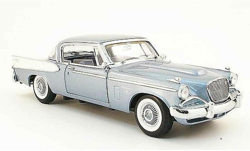 Studebaker Hawk Base 1/18 Yat Ming golden blue grey white roof 1958 diecast model cars
