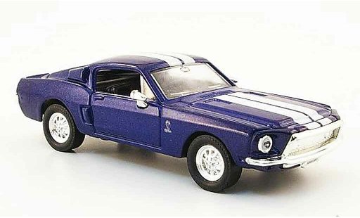 Shelby GT 500 Base 1/43 Yat Ming KR blue white diecast model cars