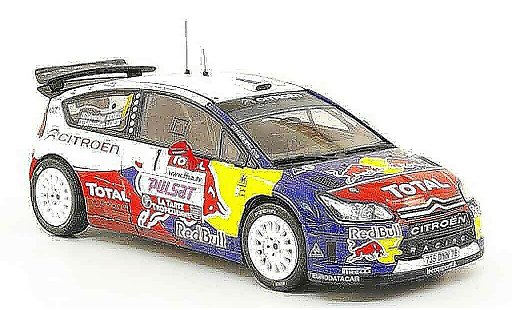 Citroen C4 WRC 2009 1/43 IXO no.1 loeb loeb rallye du var diecast model cars