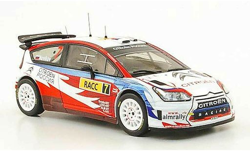 Citroen C4 WRC 2009 1/43 IXO No.7 Rally Spanien diecast model cars