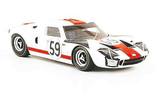Ford GT40 Mk I 1/43 Bizarre GT 40 No.59 24h Le Mans 1966 diecast model cars
