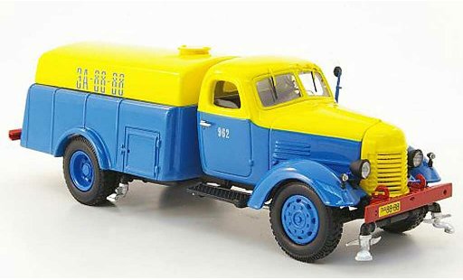 Zis 150 Base 1/43 DIP Models PM-8 Strassenreinigreeng blue/yellow diecast model cars