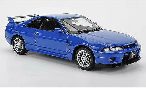Nissan Skyline R33 1/18 Autoart GT-R V-Spec LM Limited blue 1997 diecast model cars