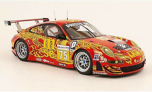 Porsche 911 GT3 RSR 1/18 Autoart 2009 no.75 fia gt le mans d.o'young / p.hesnault / p.kralev diecast model cars