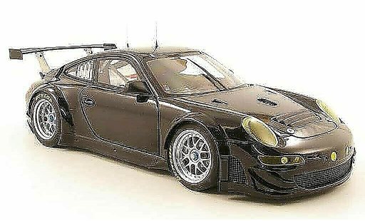 Porsche 911 GT3 RSR 1/18 Autoart 2009 black plain body diecast model cars