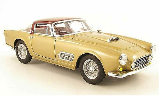 Ferrari 410 Coupe 1/18 Hot Wheels Elite superamerica or/red 1956 diecast model cars