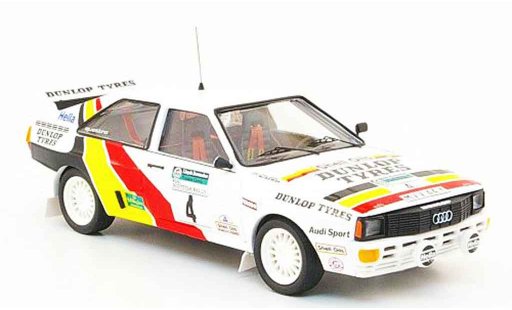 Audi Quattro a1 1/43 Trofeu No.4 Dunlop Tyres Rally Schottland 1985 diecast model cars