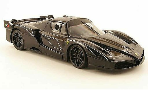 Ferrari Enzo FXX 1/18 Hot Wheels evoluzione frank mueller black diecast model cars