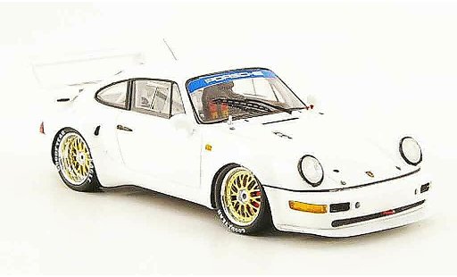Porsche 911 Turbo S 1/43 Spark 964 white 1 diecast model cars