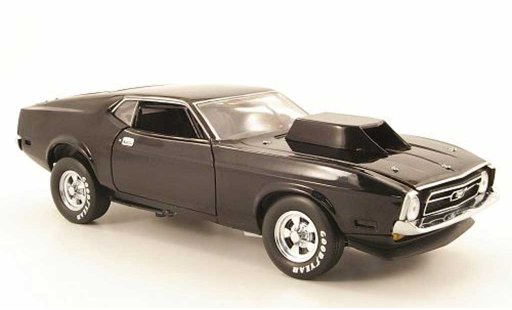 Ford Mustang Pro Stock 1/18 Sun Star drag car black diecast model cars