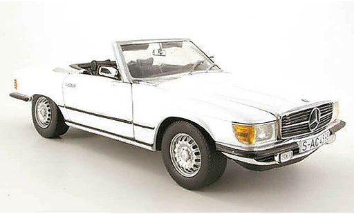 Mercedes 350 Base 1/18 Sun Star (r107) white 1977 diecast model cars