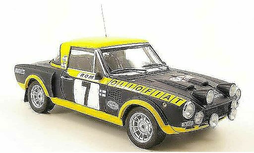 Fiat 124 Abarth 1/18 Sun Star no.7 olio fiat rallye monte carlo 1976 diecast model cars